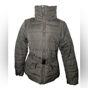 Baby Phat Puffer Coat Black Shoulder detail Jacket Y2K Good Condition Size L